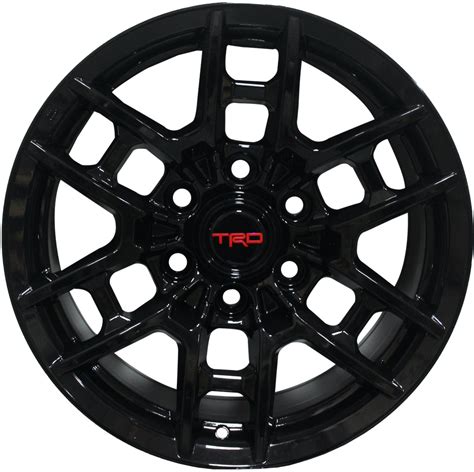 18 Inch Toyota Trd Pro Style Gloss Black Rims Fits 4runner Fj Cruiser
