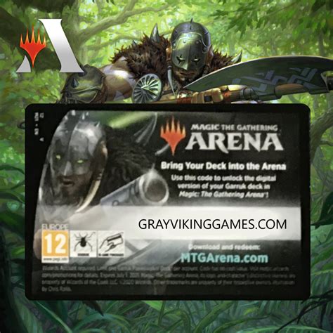 Mtg Arena Core Set 2021 Garruk Planeswalker Deck Code Gray Viking Games