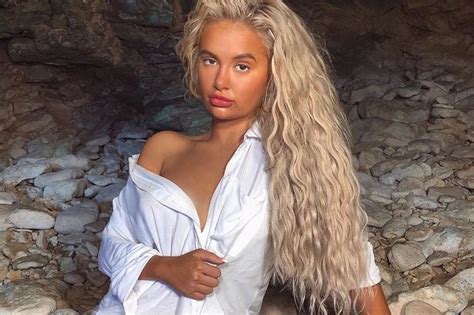 Love Island Molly Mae Hague Flashes Figure In Skimpy White Shirt For