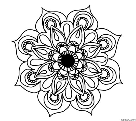 Sunflower Mandala Coloring Page For Adults Turkau