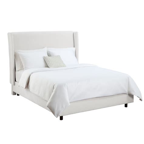 Shop Skyline Furniture Diversey White Queen Upholstered Bed At