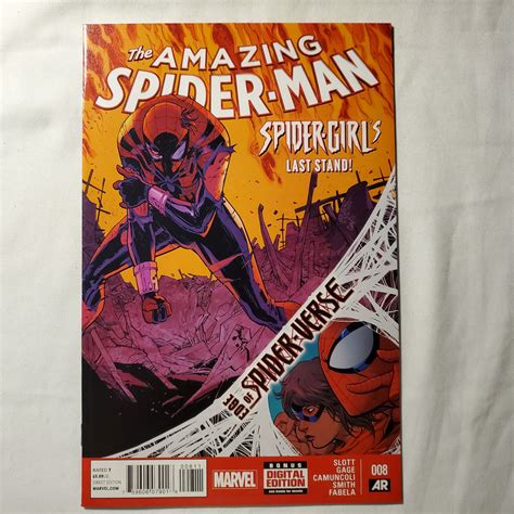 Amazing Spider Man 8 Near Mint Cover By Giuseppe Camuncoli Comic