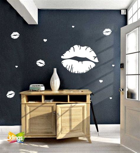 Vinilo Dercorativo Beso Kiss Home Decor Decals Makeup Wallpaper