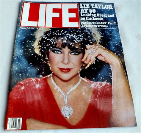 Liz Taylor At 50 Psychotherapy March 1982 Life Magazine My Life