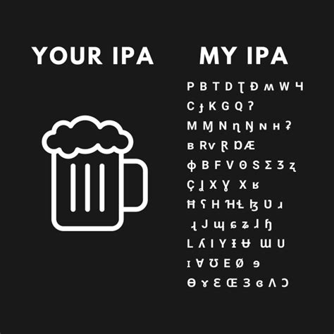 Ipa Beer Alphabet Funny Desing Polyglot Long Sleeve T Shirt Teepublic