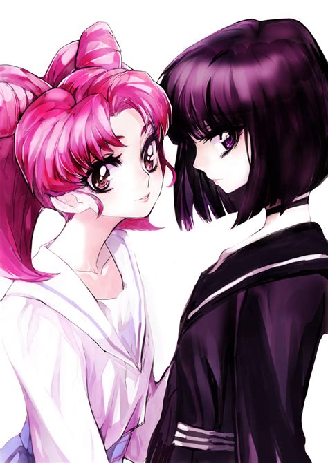 Chibi Usa And Tomoe Hotaru Bishoujo Senshi Sailor Moon Drawn By Tima