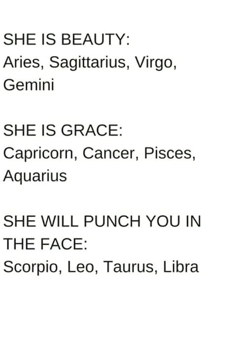 Funny Zodiac Descriptions