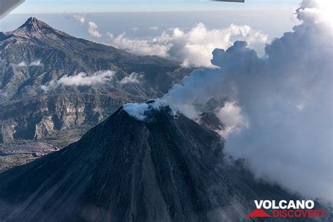 Colima Volcano Mexico Aerial Photos 20 Nov 2016 New Lava Dome And Flow