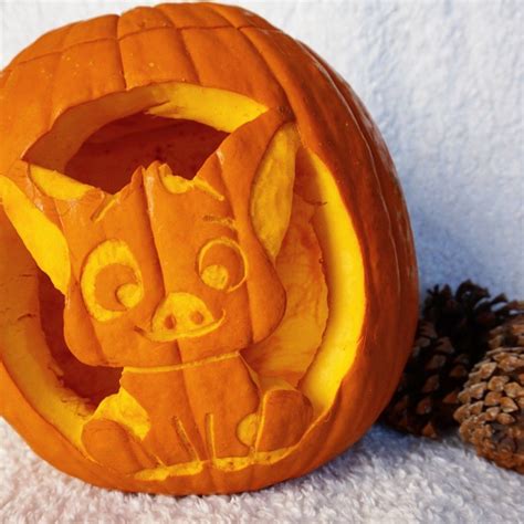 Pua The Pig From Moana Halloween Pumpkin Carving Disney Pumpkin