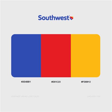 Southwest Airlines Logo History Evolution And Color Codes