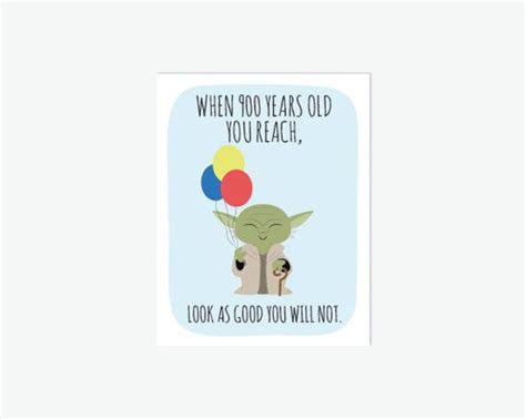 Products.bestreviews.com has been visited by 1m+ users in the past month Star Wars Birthday Card Printable // Yoda by ...