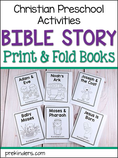 Printable Bible Story Books For Kids