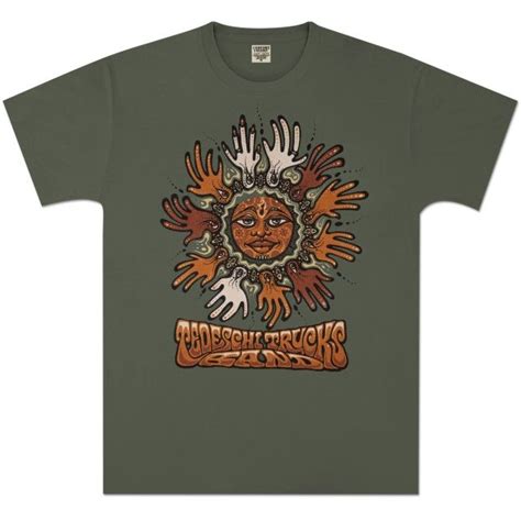 Tedeschi Trucks Band 2012 Mens Tour Shirt Sage Tour Shirt Mens