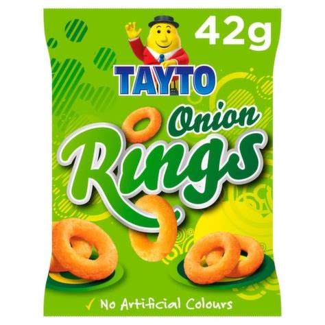 Tayto Onion Rings Fried Onion Flavour 42g Dunnes Stores