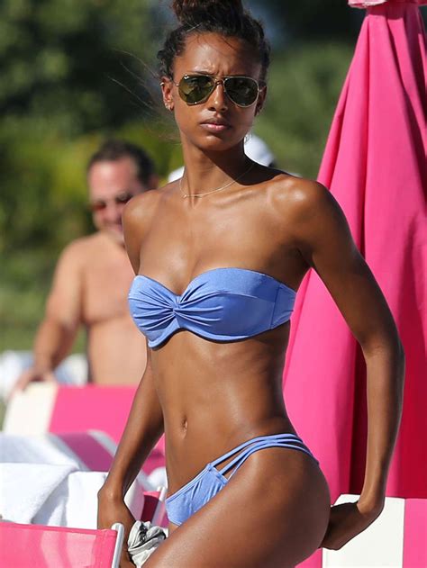 Jasmine Tookes In Bikini At A Beach In Miami Hawtcelebs