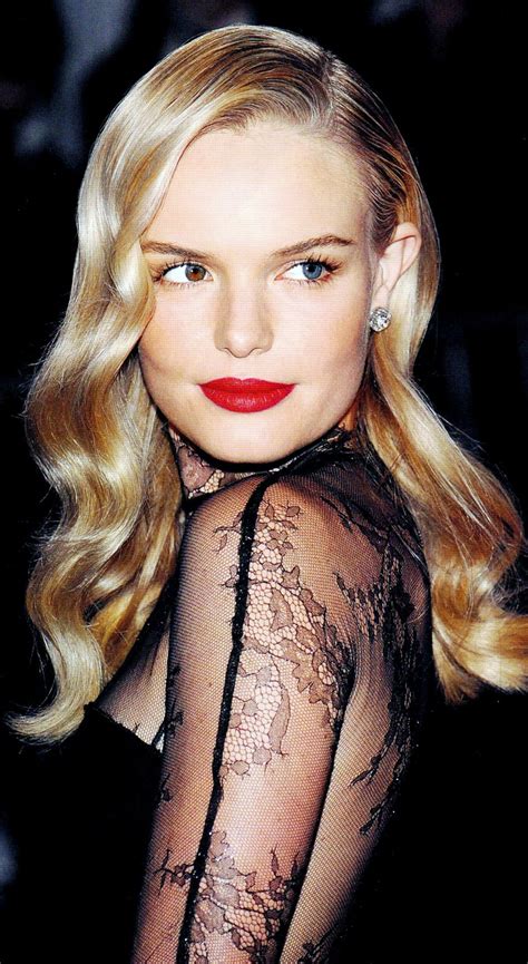 Kate Bosworth Looked Glam With Red Lips And Soft Waves