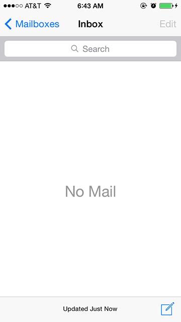 An Empty Email Inbox Chickenmonkeydog