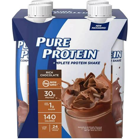 Pure Protein Shake Chocolate Peanut Butter 30g 11 Fl Oz 4ct 1 Ea