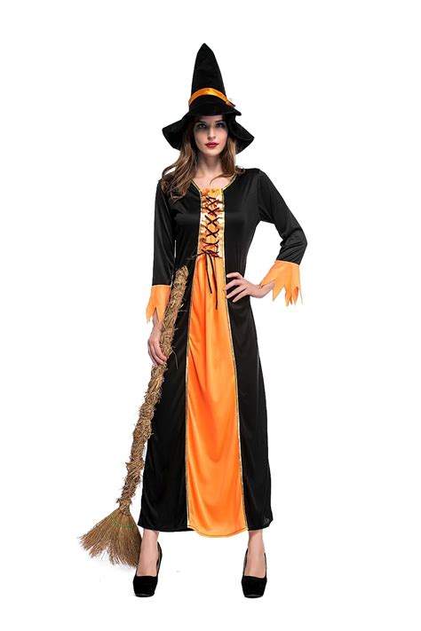 Adult Witch Costume Fancy Dress For Women Sexy Witch Halloween Costume Gothic Vampire Cosplay