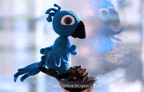 Parrot Blu From Movie Rio Sweet Crocheting Time