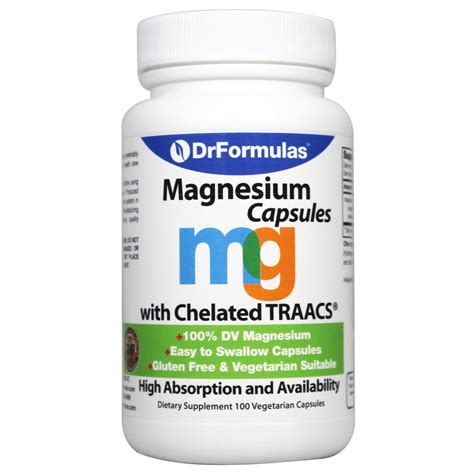 Chelated Magnesium Glycinate 400 Mg Capsules Drformulas