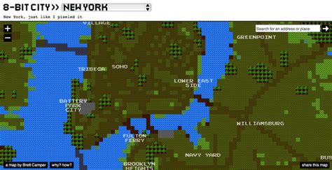 The campus is unique in that it is not hidden behind walls and is instead interwoven into the city. 8-Bit City's Pixelated Video Game Maps of New York, Paris ...