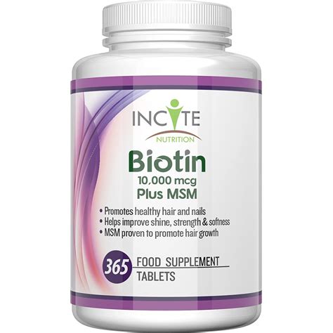Other Supplements And Nutrition Biotin Msm Hair Growth Vitamins