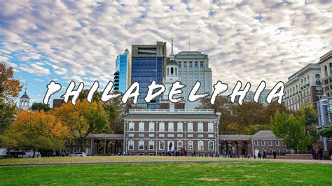 Philadelphia Pennsylvania 4k Timelapse Youtube