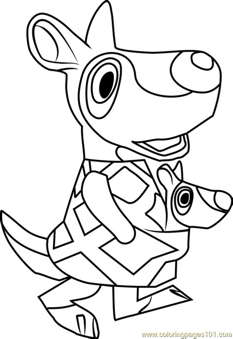 Click on any jungle animals picture above to start coloring. Kitt Animal Crossing Coloring Page for Kids - Free Animal ...