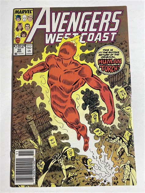 Avengers West Coast 50 Return Of The Original Human Torch John Byrne