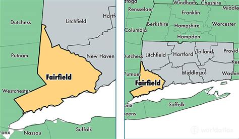 26 Map Of Fairfield County Ct Maps Database Source