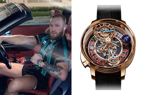 conor mcgregor s watches from rolex to patek philippe and jacob and co — wrist enthusiast