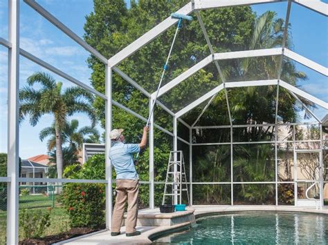 If you want your swimming pool more private, it's better for you to apply the enclosure. Pool Screen Enclosure Cleaning Tips