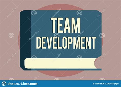 Word Writing Text Team Development Business Concept For