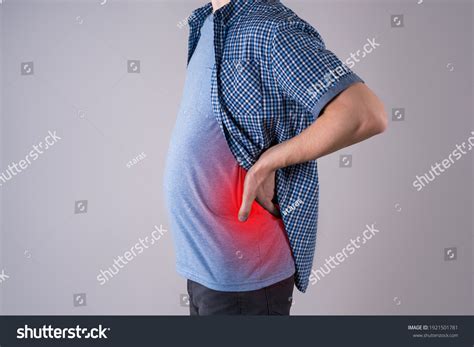 Back Pain Kidney Inflammation Ache Mans Stock Photo Edit Now 1921501781