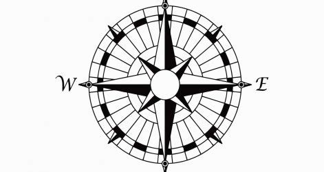 Download simple compass rose and use any clip art,coloring,png graphics in your website, document or presentation. Simple Compass Drawing | Free download on ClipArtMag