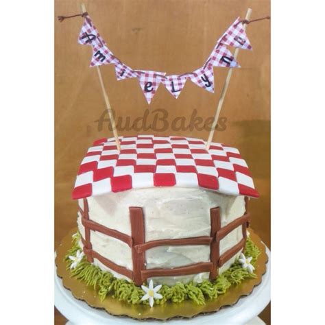 Picnic Theme Birthday Cake Picnic Theme Birthday Cake Picnic Theme