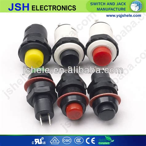 industrial switches pack of 5 on low profile round 12mm momentary push
