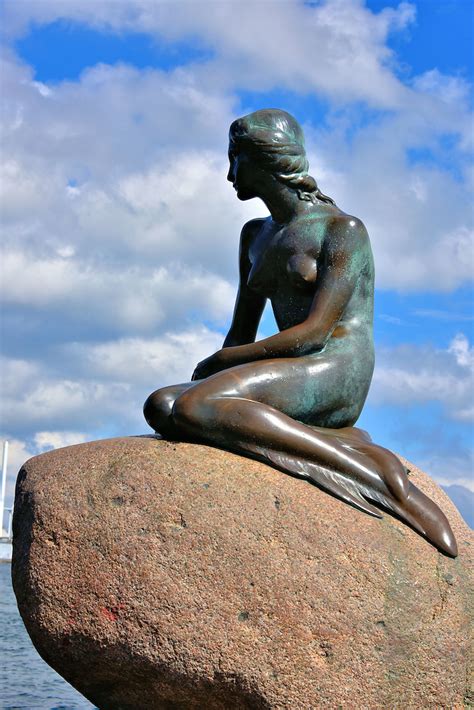 Little Mermaid Statue In Copenhagen Denmark Encircle Photos