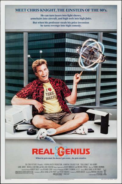 Real Genius 1985 Poster Dangerous Universe