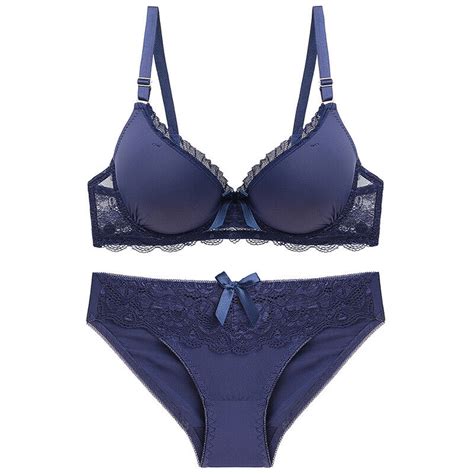 Women Underwear Bra Sets Lingerie Suit Sexy Push Up Lace Bra And