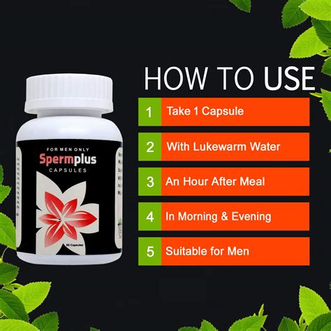 Spermplus 60 Capsules For Men Premium Male Fertility Supplement