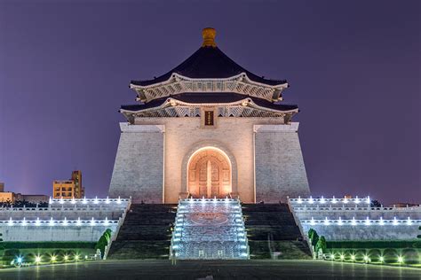 National Chiang Kai Shek Memorial Hall In Taipei Taiwan Photograph By