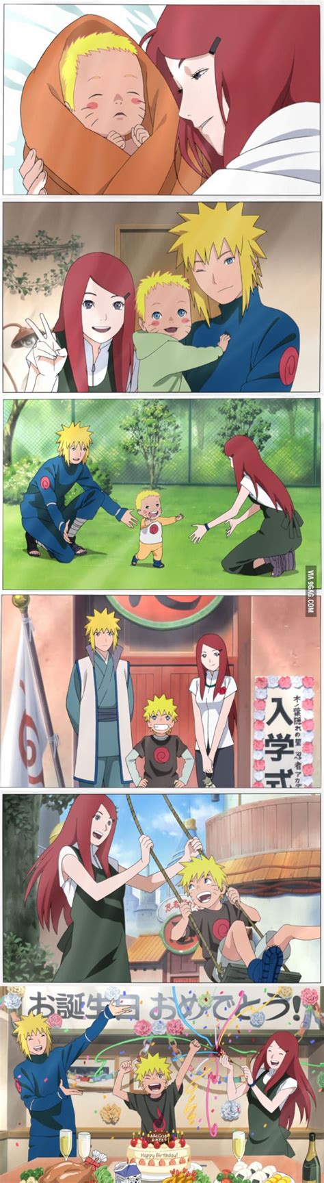 If Naruto Grew Up With His Parents Naruto Shippuden Sasuke Anime