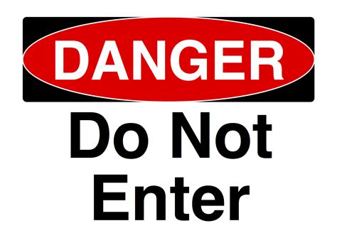 Do Not Enter Sign Printable Clipart Best Images And Photos Finder