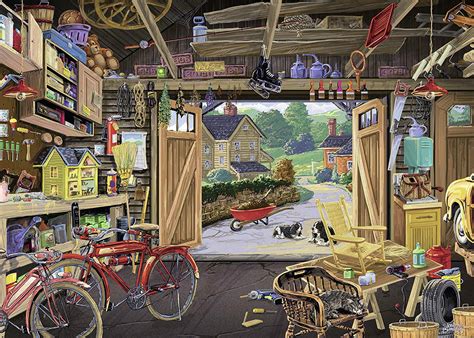 Grandpas Garage 300 Large Piece Jigsaw Puzzle For Adults Every