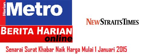 Utusan malaysia hari ini harian metro. Senarai Surat Khabar Harian Tempatan Naik Harga Mulai 1 ...