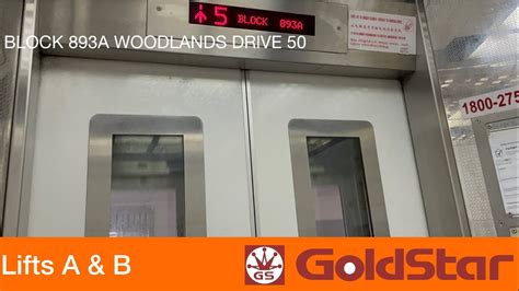 Hdb Block 893a Woodlands Goldstar Elevator Youtube