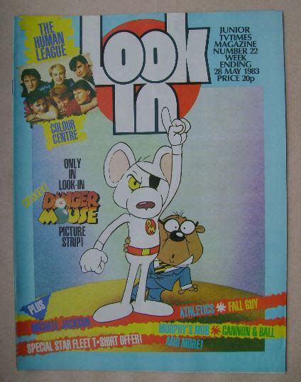 Look In Magazine Danger Mouse Cover 28 May 1983