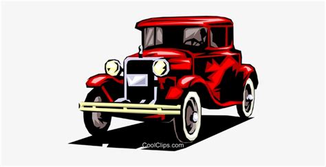 Classic Cars Royalty Free Vector Clip Art Illustration Old Fashioned